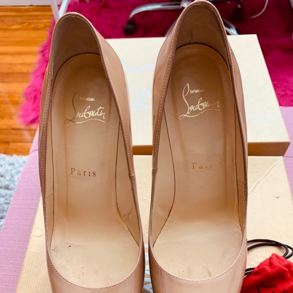 Authentic Christian Louboutin Nude heels sz 6/36 - Picture 3 of 12